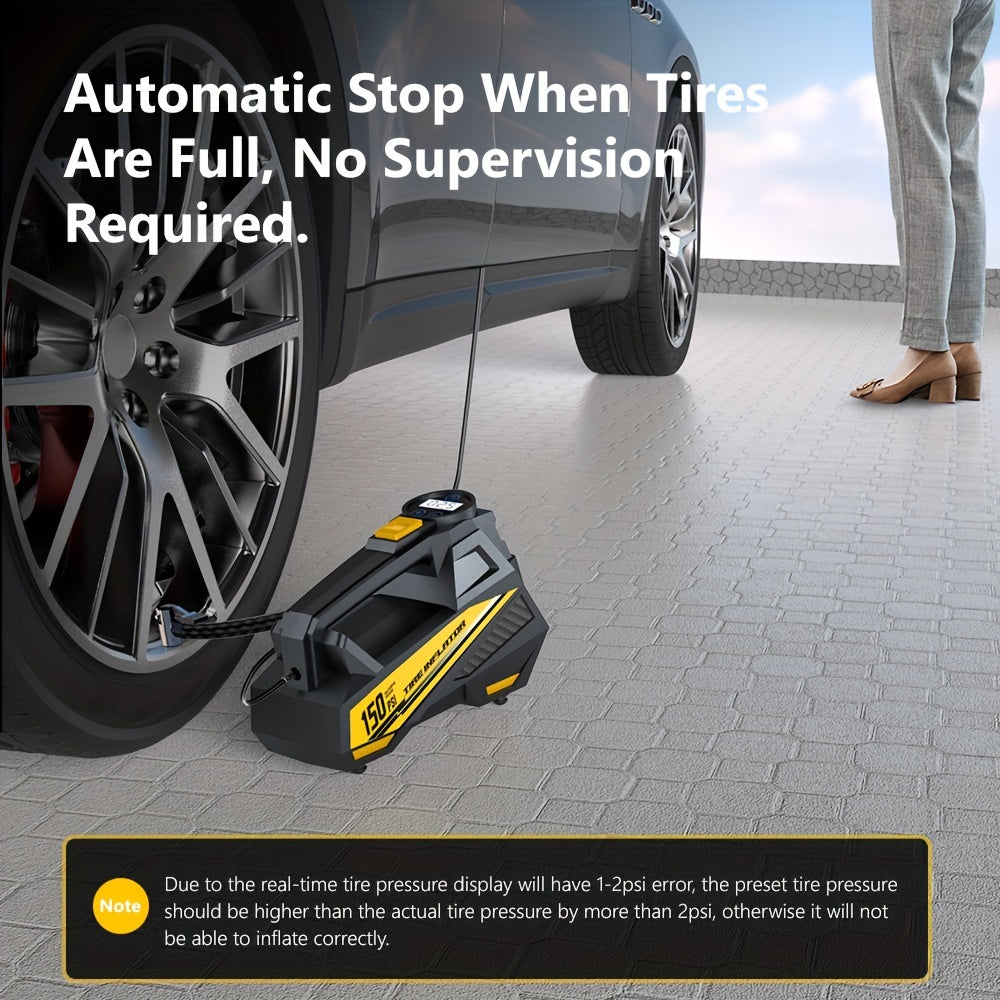 Portable 150 PSI/12v Digital Air Compressor