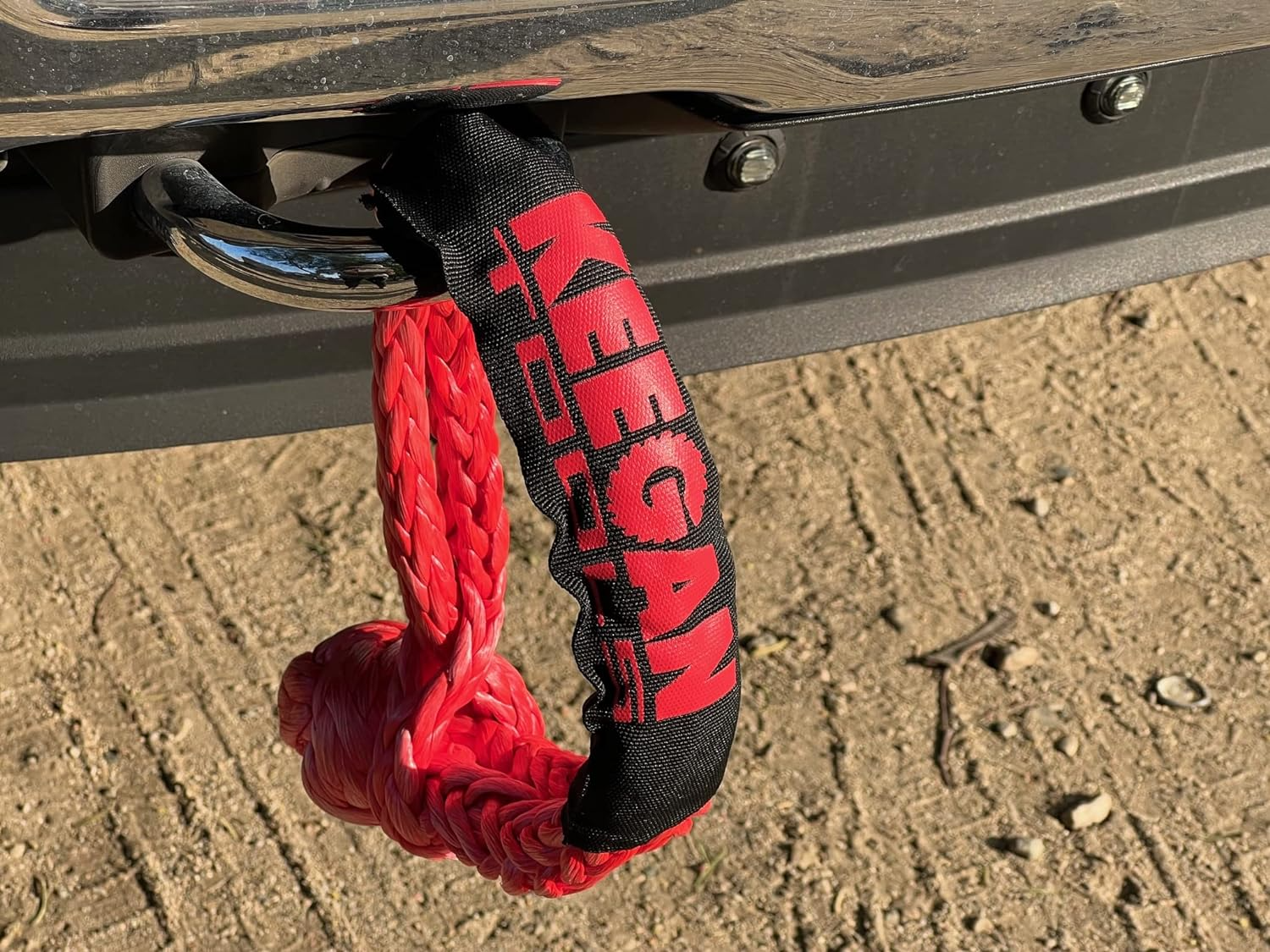 24-Inch 65K LBS Soft Shackle Recovery Rope for Off-Road