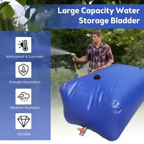 110/240L Water Storage Bladder Large Capacity Water Storage Container Drought Resistance Water Storage Containers for Car home