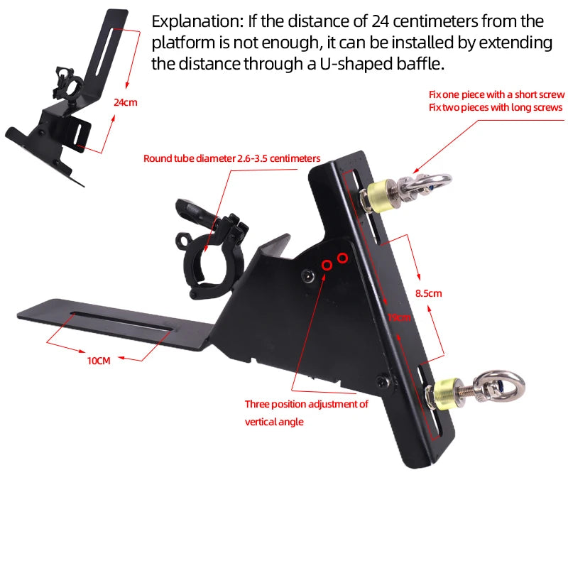 Vehicle Recovery Board Side Mounts Traction Boards Mounting Kit Rescue Sand Board Platform Shovel Bracket Retrofit Accessories
