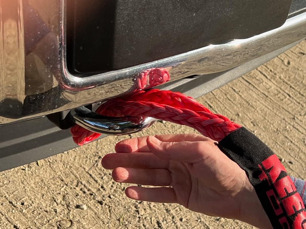 24-Inch 65K LBS Soft Shackle Recovery Rope for Off-Road