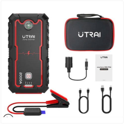 12V High-Capacity Car Jump Starter & Power Bank