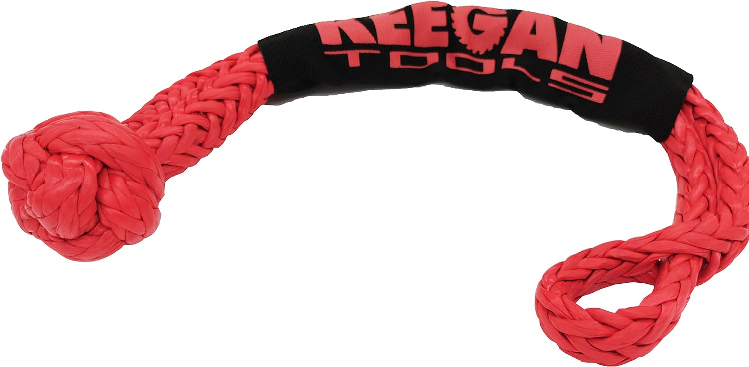 24-Inch 65K LBS Soft Shackle Recovery Rope for Off-Road